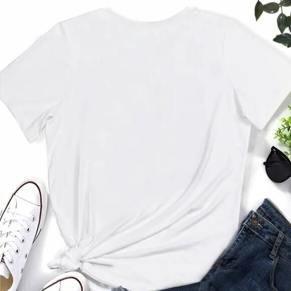 Super festive hoilday white top size XL - Picture 4 of 4